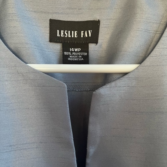 NWT Leslie Fay 2 pieces suit Women's gray size 14WP - Picture 6 of 9